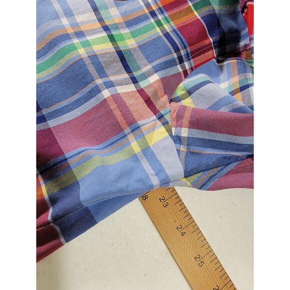 Ralph Lauren Plaid Men's Long Sleeve Button Down Shirt - Medium - Picture 5 of 6